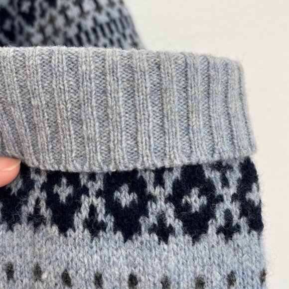 Vintage Charter Club Nordic 100% Lambswool Zip Up Sweater Sz Medium - Picture 5 of 13